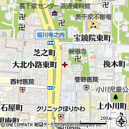 京都府京都市上京区竹屋町578周辺の地図