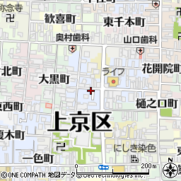 京都府京都市上京区伊佐町周辺の地図