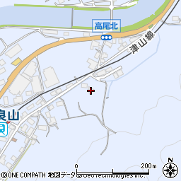 岡山県津山市高尾154周辺の地図
