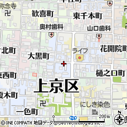 京都府京都市上京区伊佐町周辺の地図