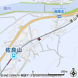 岡山県津山市高尾606周辺の地図