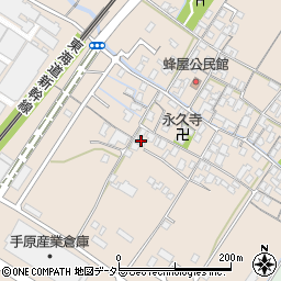 滋賀県栗東市蜂屋周辺の地図