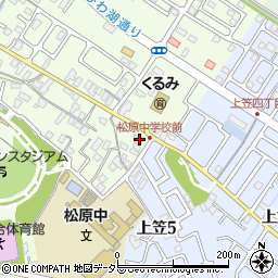 滋賀県草津市下笠町97-6周辺の地図