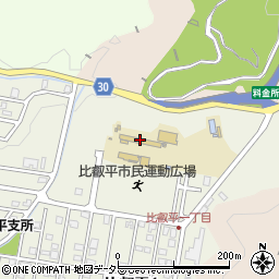 大津市立比叡平小学校周辺の地図