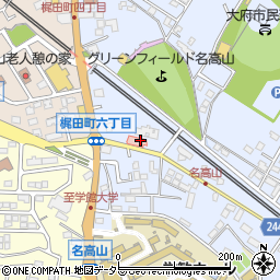 愛知県大府市横根町名高山24周辺の地図