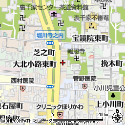 京都府京都市上京区竹屋町576周辺の地図