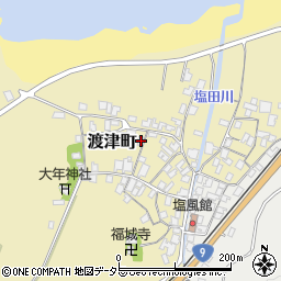 島根県江津市渡津町1377周辺の地図