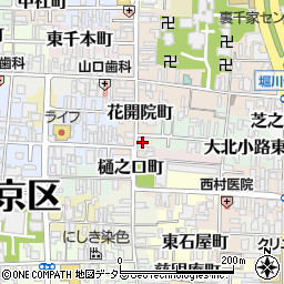 京都府京都市上京区花開院町140周辺の地図