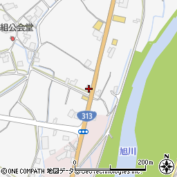 岡山県真庭市上市瀬178周辺の地図