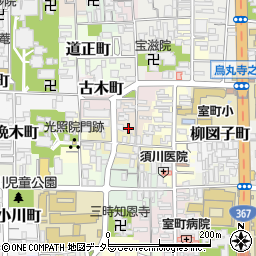 京都府京都市上京区木下突抜町385周辺の地図