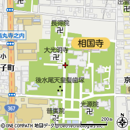 京都府京都市上京区相国寺門前町周辺の地図