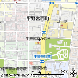 松屋 立命館大前店周辺の地図