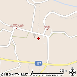 島根県大田市大代町大家1731周辺の地図
