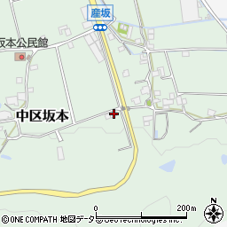 兵庫県多可郡多可町中区坂本184周辺の地図