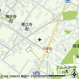 滋賀県草津市下笠町887周辺の地図