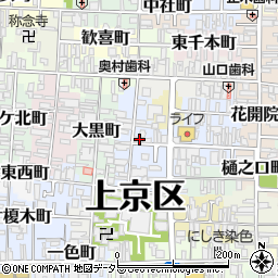 京都府京都市上京区聖天町23周辺の地図