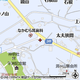 愛知県東海市荒尾町後山周辺の地図