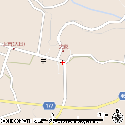 島根県大田市大代町大家1693周辺の地図