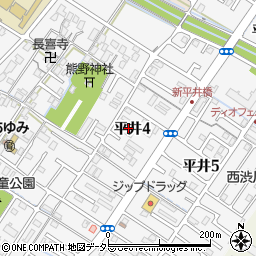 三上荘１号周辺の地図