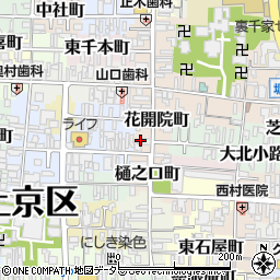 京都府京都市上京区花開院町135周辺の地図