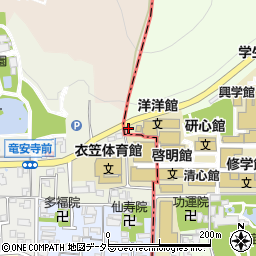 京都府京都市北区等持院北町39周辺の地図