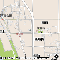 京都府亀岡市河原林町勝林島内垣地25周辺の地図