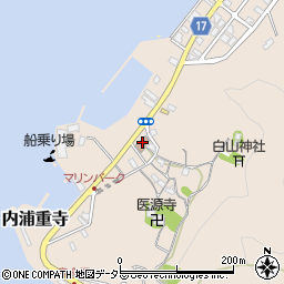 重寺公民館周辺の地図