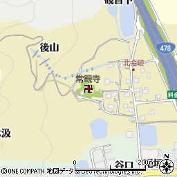 京都府亀岡市大井町北金岐観音下3周辺の地図