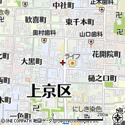 京都府京都市上京区伊佐町197周辺の地図