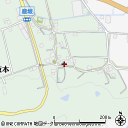 兵庫県多可郡多可町中区坂本58周辺の地図