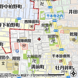 京都府京都市上京区柏清盛町958-1周辺の地図