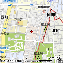 京都府京都市北区平野鳥居前町6-5周辺の地図