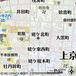 下西染工場周辺の地図