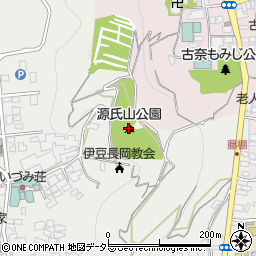 源氏山公園周辺の地図