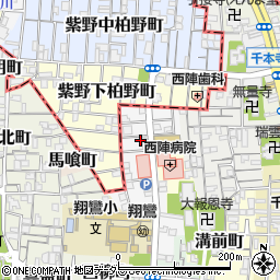 京都府京都市上京区老松町周辺の地図