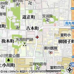 京都府京都市上京区木下突抜町391周辺の地図