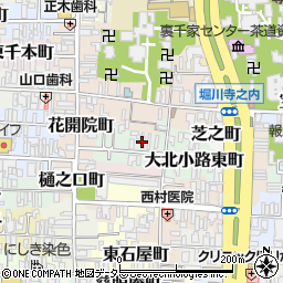京都府京都市上京区西北小路町周辺の地図