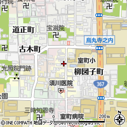 京都府京都市上京区室町頭町周辺の地図