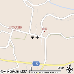 島根県大田市大代町大家1698周辺の地図