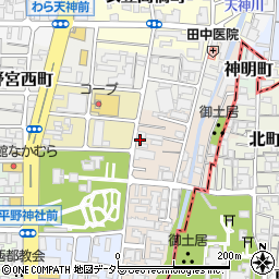 京都府京都市北区平野鳥居前町6-4周辺の地図