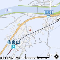 岡山県津山市高尾605周辺の地図