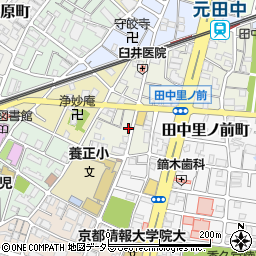 京都府京都市左京区田中野神町6-22周辺の地図