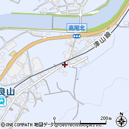岡山県津山市高尾152周辺の地図