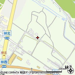 滋賀県栗東市林354-3周辺の地図