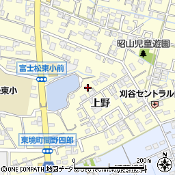 愛知県刈谷市東境町上野40-1周辺の地図