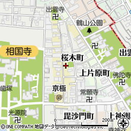 京都府京都市上京区薮之下町423-5周辺の地図