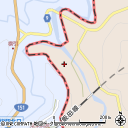 静岡県浜松市天竜区佐久間町浦川528周辺の地図