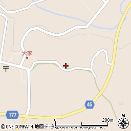 島根県大田市大代町大家126周辺の地図