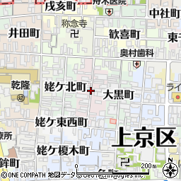 京都府京都市上京区真倉町周辺の地図