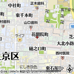 京都府京都市上京区花開院町128周辺の地図